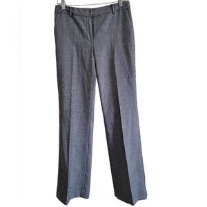 Jones New York Black and White Houndstooth Straight Leg Pants Sz 4